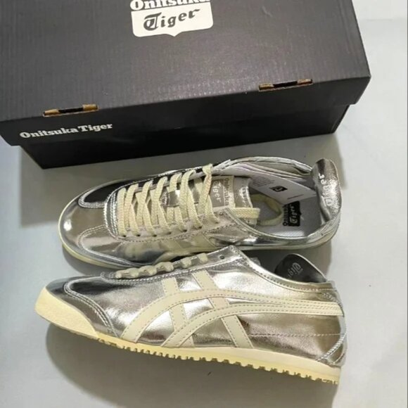 Asics Onitsuka Tiger Mexico 66 Silver Off White - Picture 1 of 8